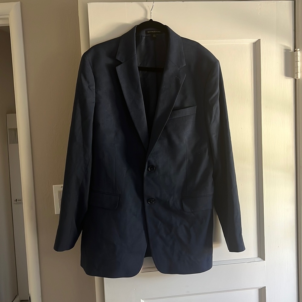 Banana republic navy suit blazer